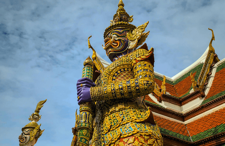 Grand Palace Wat Phra Kaew Giant Yaksha Demon Guardian