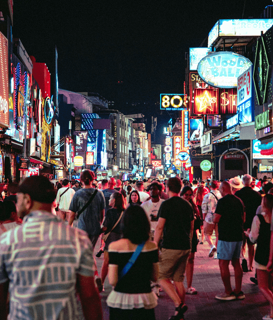 Vibrant Nightlife at Pattaya Walking Street