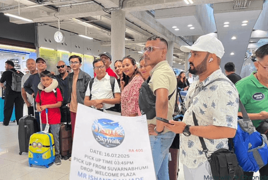 Suvarnabhumi Airport Meet & Greet Welcome Board