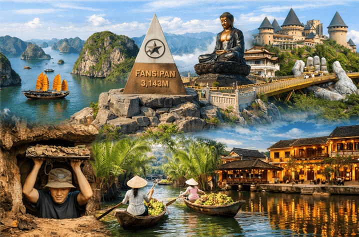 Explore Vietnam — Wonders of Halong Bay, Sapa Fansipan & Hoi An